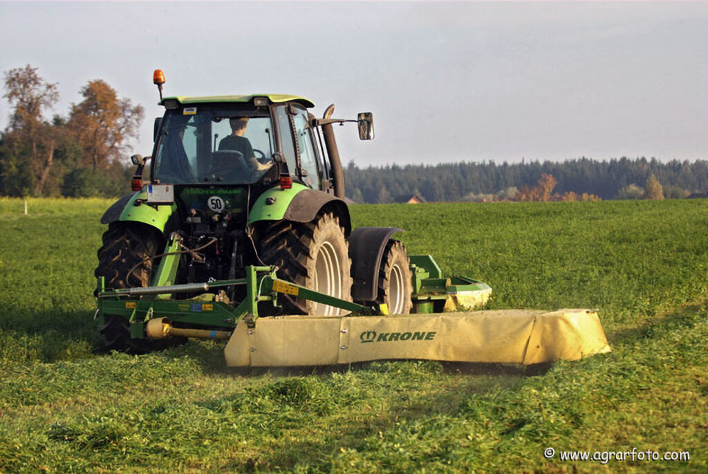 Kleegras mähen 4